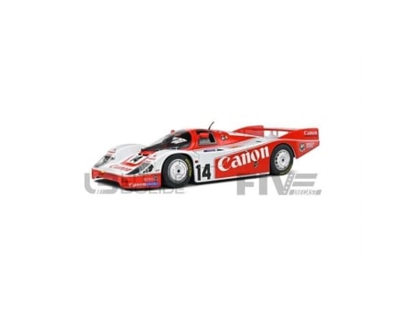 Miniature Collection Car SOLIDO 1/18 Porsche 956 Lh Le Mans 1983 Vermelho / Branco 1805506