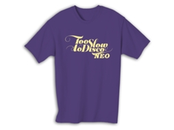 Camiseta Too Slow To Disco Neo ROCKINSTONE Unissex Adulto Mais Vendidas Tamanho: M