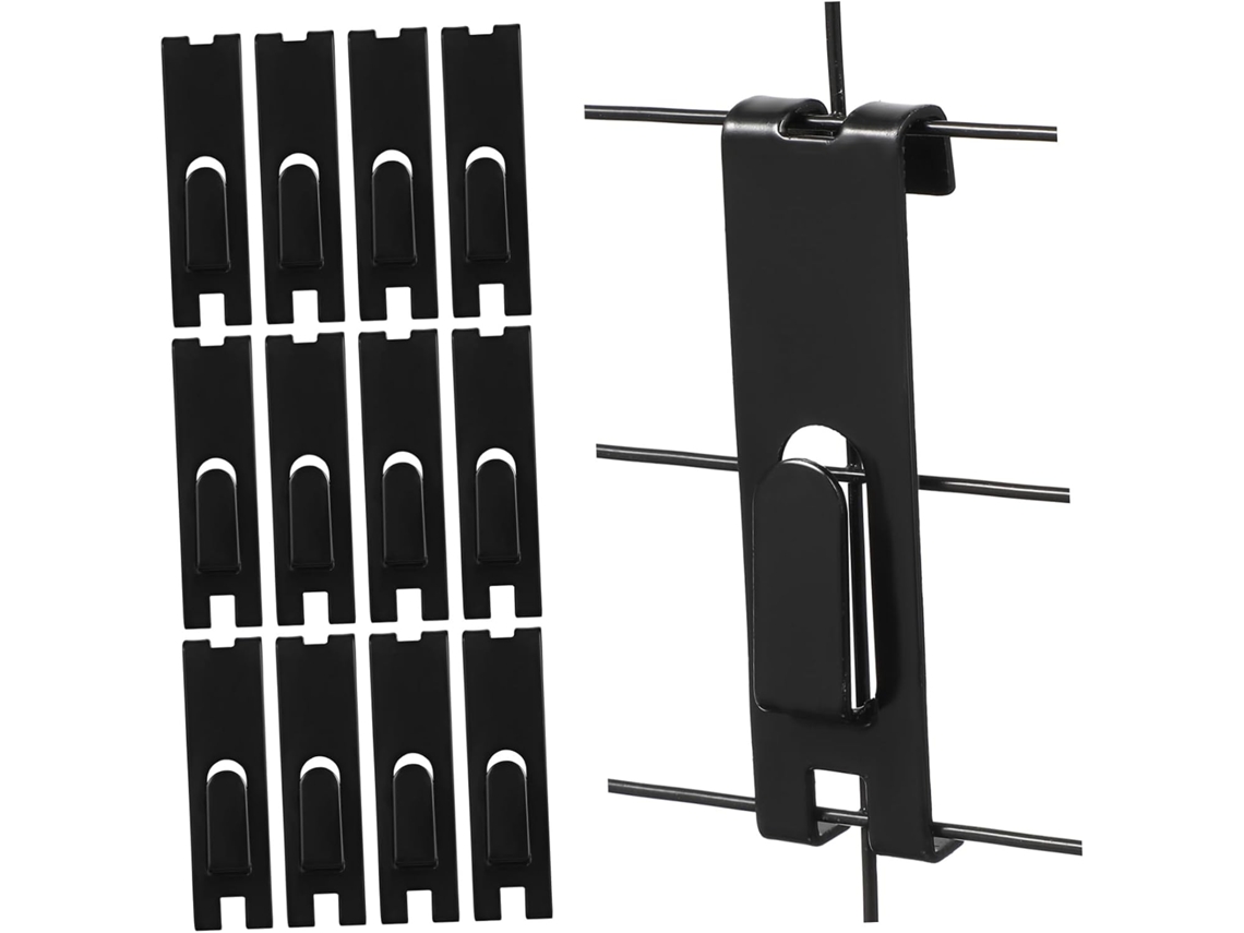 Conjunto De 30 Ganchos Metálicos Para Painel Grade, Acessórios Parede