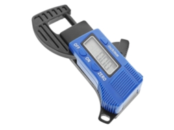 Mini Micrômetro Digital De Espessura 0,5 Mm Em Plástico Azul 0,01
