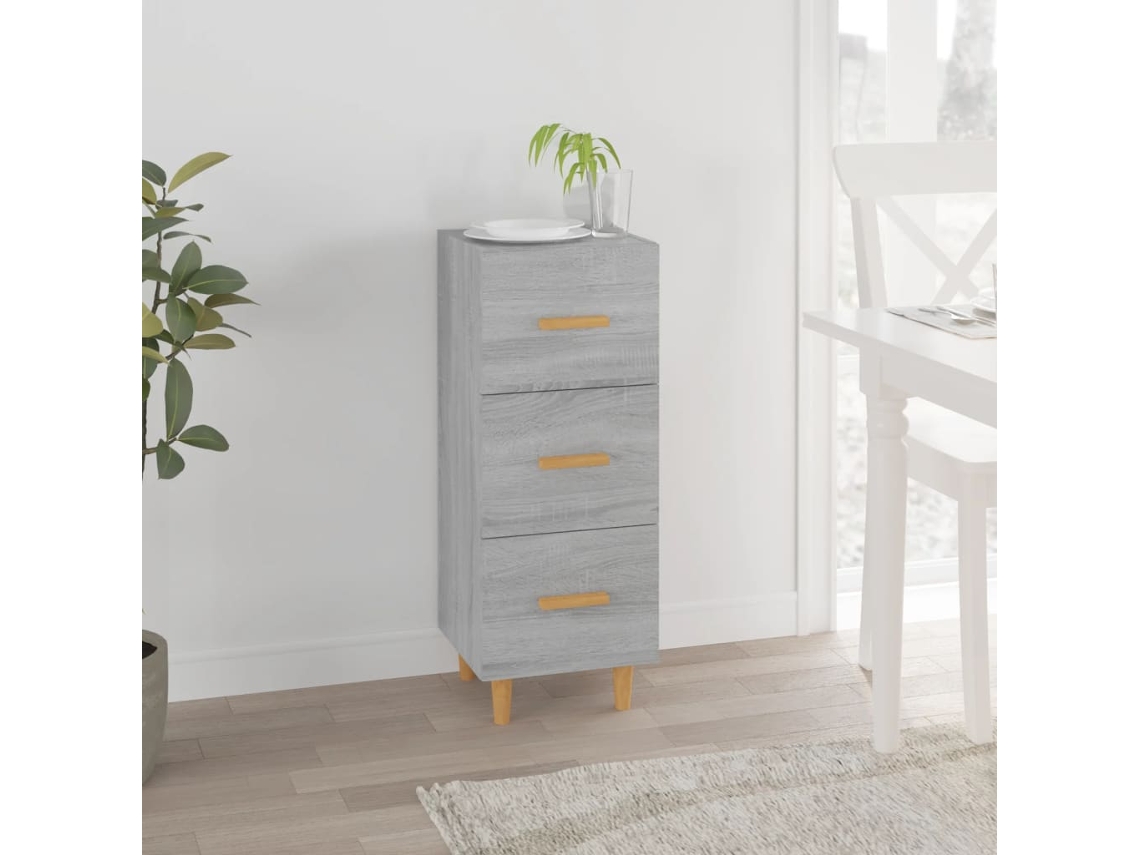 Aparador 34,5x34x90 cm Derivados de Madera Gris Sonoma