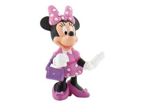 Figura Minnie com mala 7cm