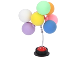 Decoración Para Tablero De Coche Con Botella De Aromaterapia Y Cubierta De Globos Coloridos Bonitos