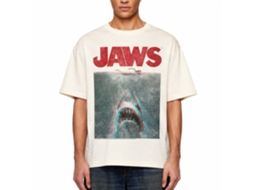 Rockinstone Jaws Movie In Terrifying 3d Solid Natural Adult T-shirt Size:xxl