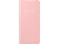 Capa SAMSUNG Galaxy S21+ LED View Cover Rosa
