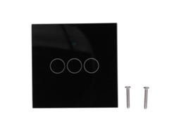 Para Interruptor De Luz Tuya Zigbee 3 Vias Com Controle Remoto E Toque(padrão Ue)