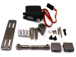 Suporte Para Servo De Direção Rcgofollow D90 Mn 99mn 91-45, Liga De Alumínio Alta Resistência Para Uso Off Road, 6 Peças