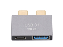 Adaptador de hub USB tipo C (expansão e portabilidade para MacBook)