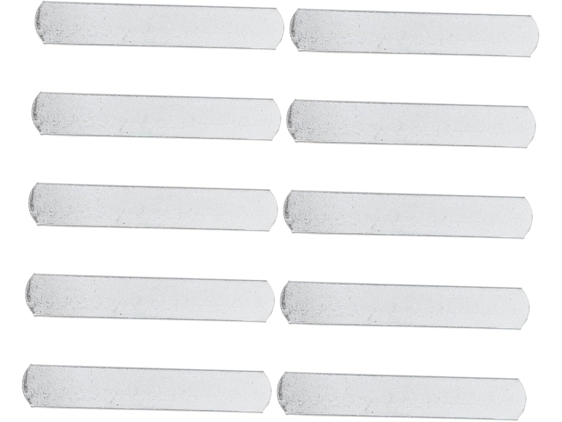 Milisten Placas de Aço Ponderadas 10 Peças , P E, Aço, Seguro