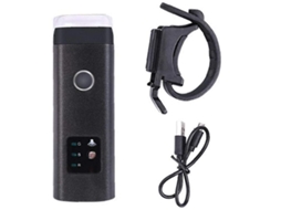 Farol De Bicicleta Led Com Luz Frontal Para Bicicleta Por Indução Inteligente À Prova Dágua Yizhood (preto)