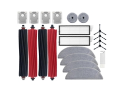 Kit De Acessórios Para Aspirador Robô Xiaomi Roborock S8 Maxv Ultra: Escova Lateral, Filtro, Pano De Limpeza, Sacos De Pó.