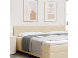 Vidaxl Cabeceira Creme 200 Cm Tecido