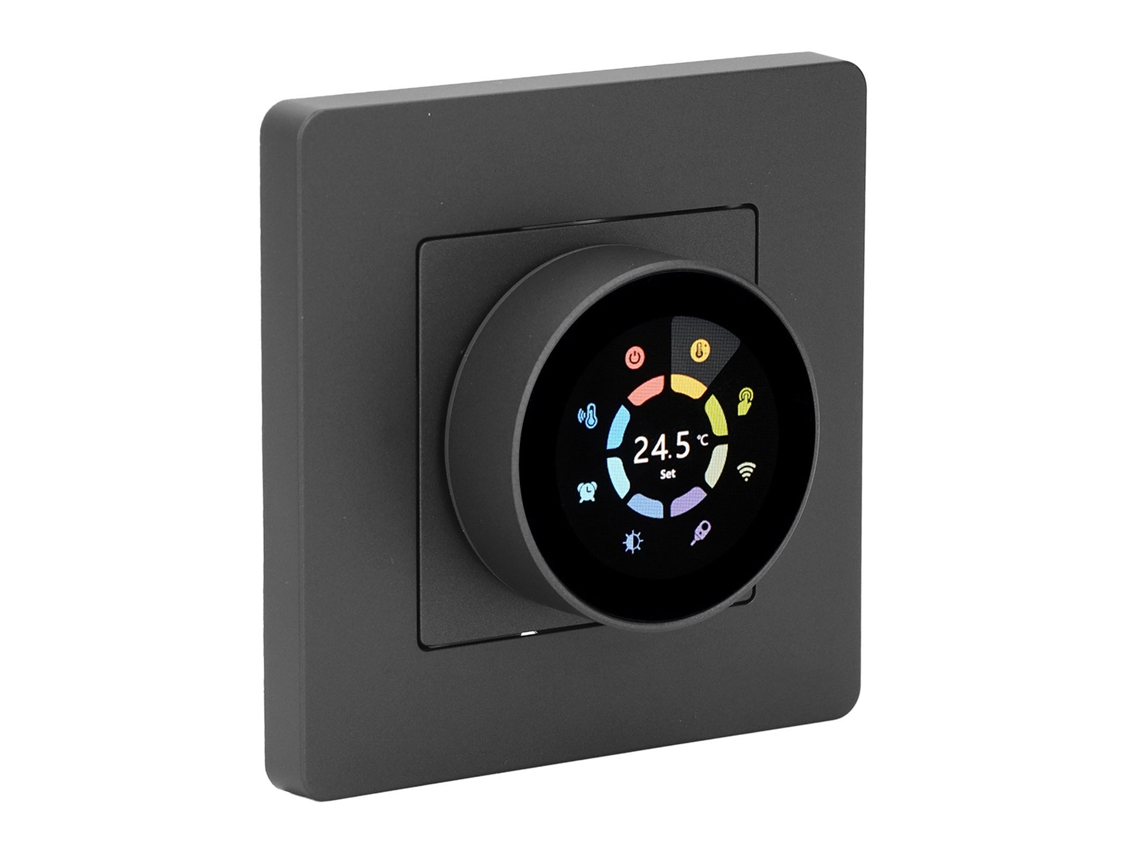 Laxiscreed Termostato Inteligente Com App, Tela Lcd Colorida E Controle Remoto Para Casa Eficiente