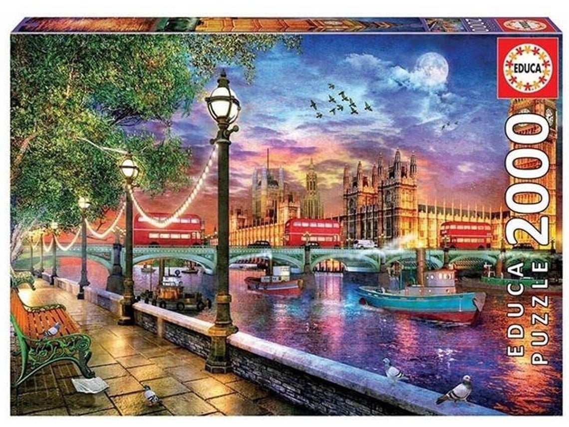 Puzzle EDUCA BORRAS Londres ao Entardecer (2000 Peças)