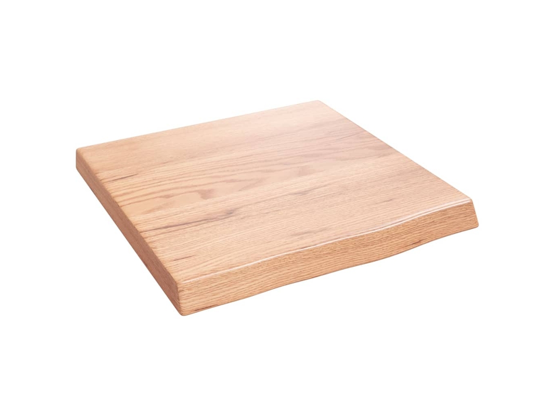 Bathroom Countertop, Bathroom Countertops Vidaxl Marrom Madeira De Carvalho (40 X 40 X 4 Cm)