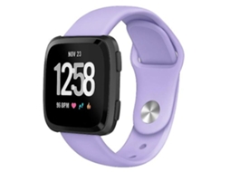 Lurelia Pulseira De Silicone Rosa Roxa, Compatível Com Fitbit Versa 2// Lite, Design Versátil