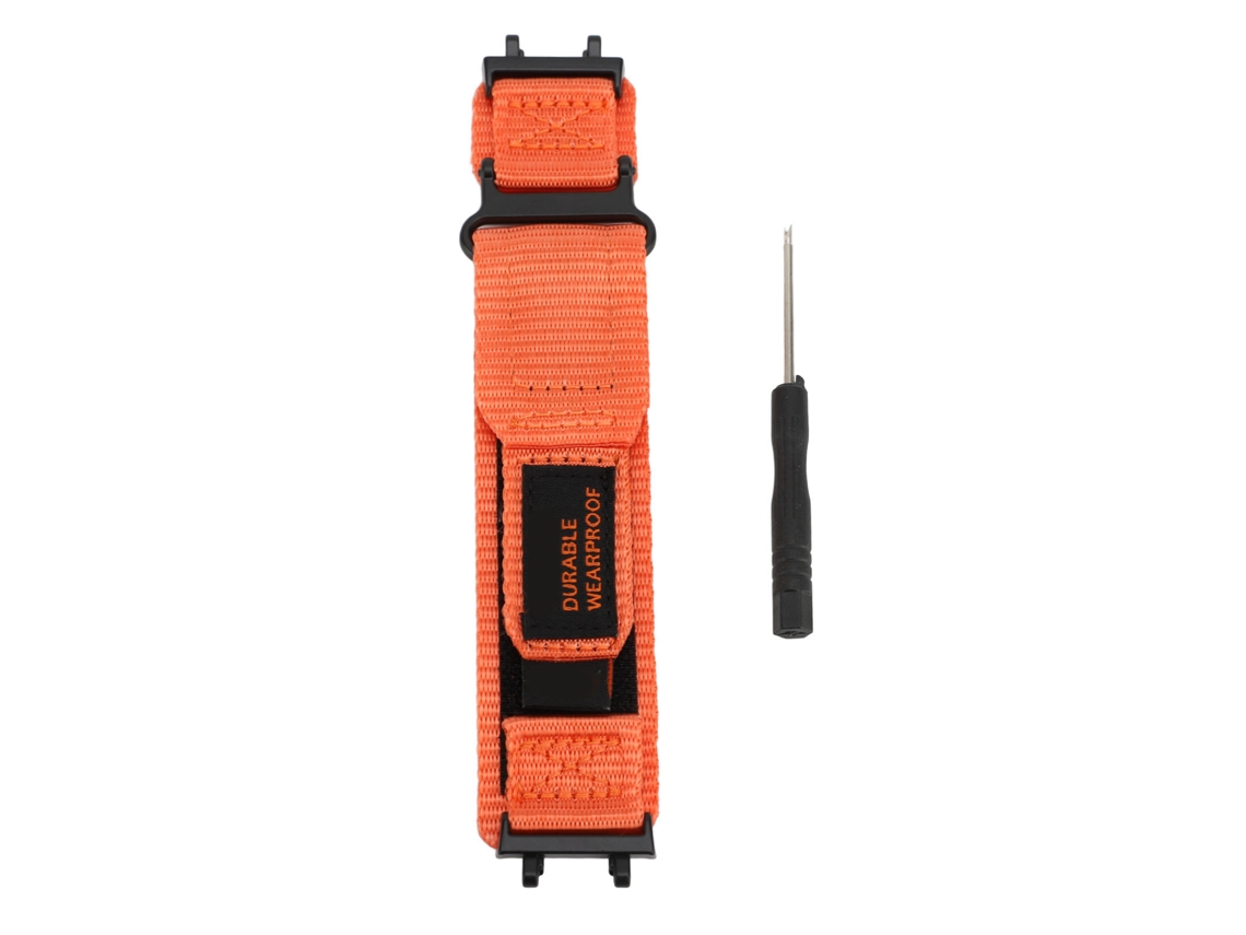 Cinto de Relógio Esportivo de Nylon para Huami T Rex 2 Laranja
