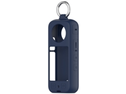 Capa De Silicone Protetora Para Insta360 X5 , À Prova De Quedas E Resistente À Água Azul Escuro Panoona
