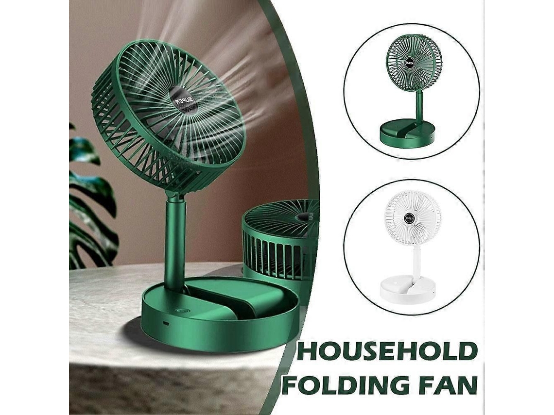 Ventilador Portátil Usb Recarregável Ventilador De Mesa Piso Telescópico