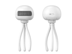 Ventoinha Portátil 4000mah Portátil Usb Recarregável Silencioso*