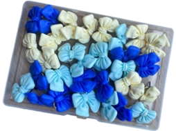 Conjunto De Tachinhas Coloridas Com Desenho Laço Organização Doméstica
