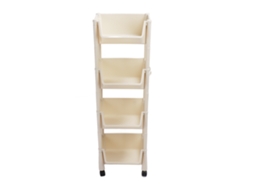 Estante Vertical Móvel 4 Camadas Com Rodas Para Espaço