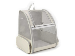 Mochila AQUAFORGE para Cães e Gatos, Respirável, Dobrável, Branca