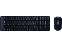 Teclado LOGITECH MK220 (Wireless - Idioma Russo)