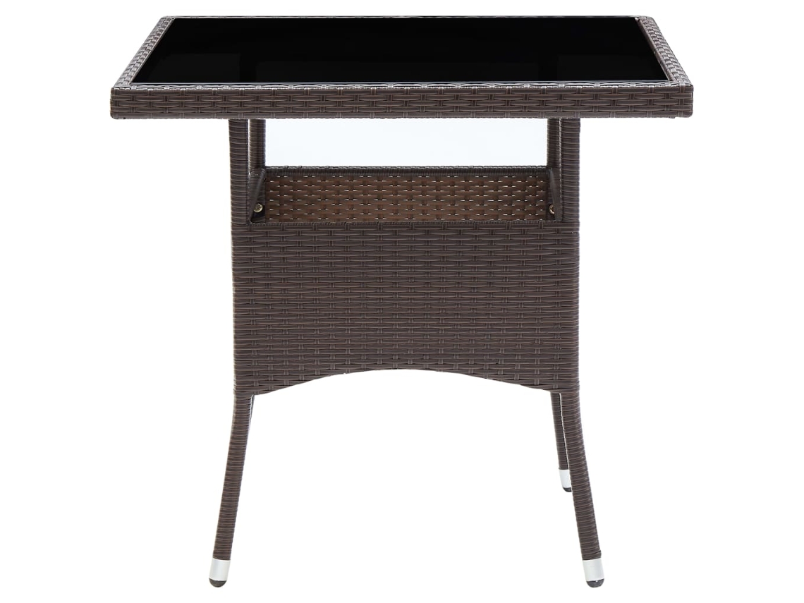 Maison Exclusive - Mesa De Jantar Para Jardim Vime Pe Castanho