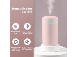 Umidificador portátil MDUG de 420 ml com difusor de aromaterapia USB e luz colorida