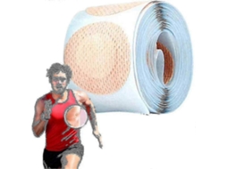 Protetores de mamilo descartáveis de 3,5 cm para corredores, ultramaratonistas e maratonistas. Brilvibera