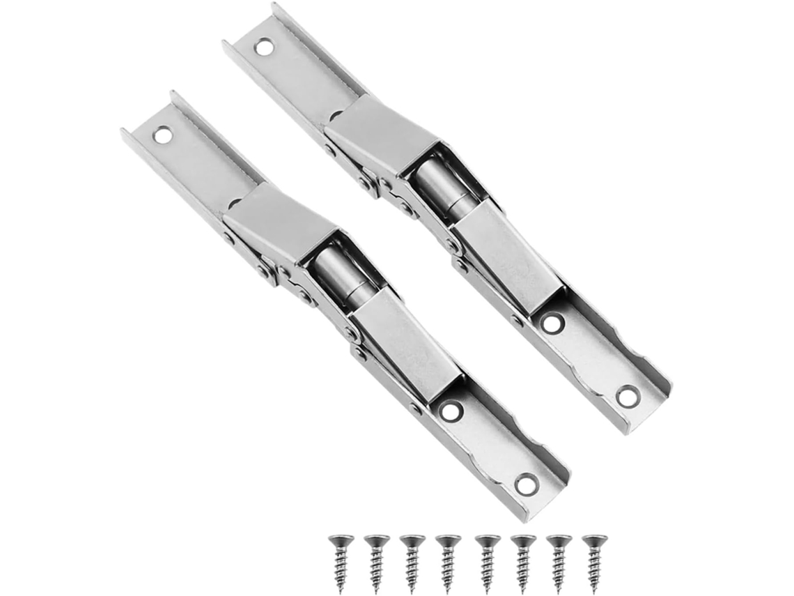 Dobradiças Giratórias Ocultas Para Portas, 2 Peças, Dobradiça Dobrável De 90 Graus Para Prateleiras, Suporte De Mesa Com