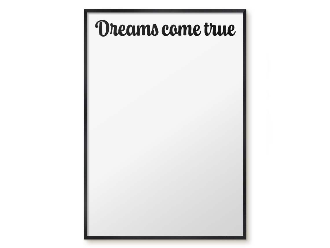 Magnetic Wall Board Dreams Come True For The Office Espelharte (70x100 Cm)
