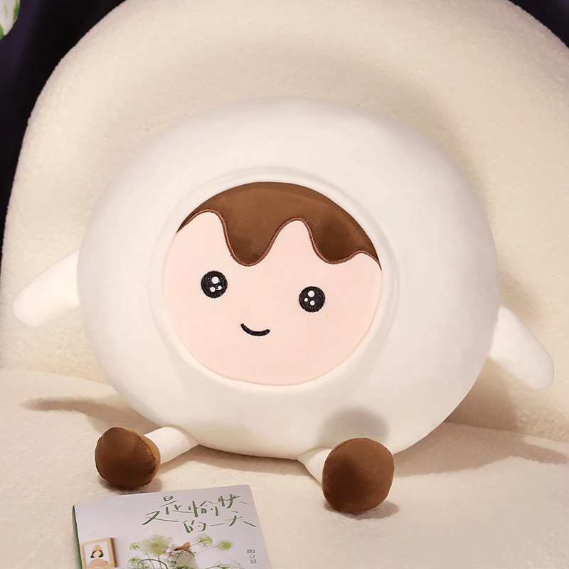 Almofada Decorativa para Adultos em Formato de Tangyuan, Almofada para Sofá, Almofada de Apoio MDUG (estilo 2, 35 Cm)