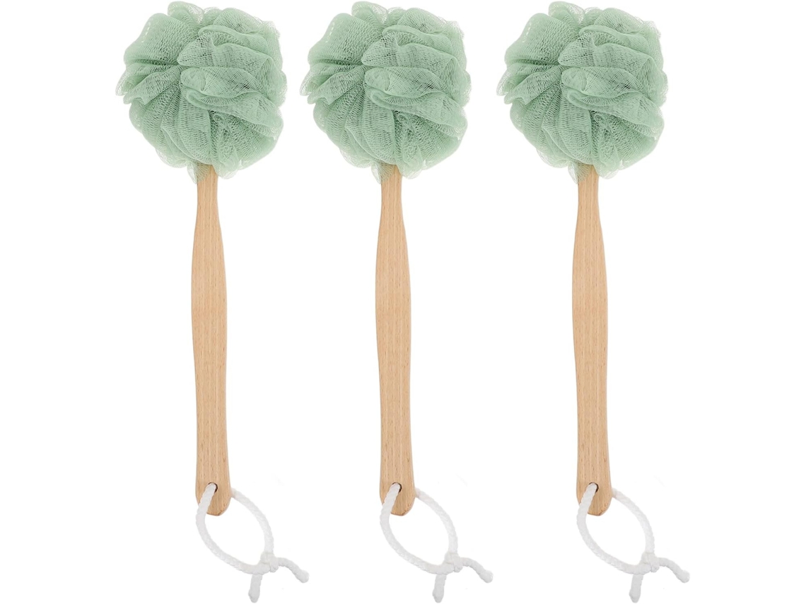 Lurelia Kit De 3 Escovas Para Costas De Cuidado Corporal, Massagem Suave E Limpeza Profunda, Uso Diário