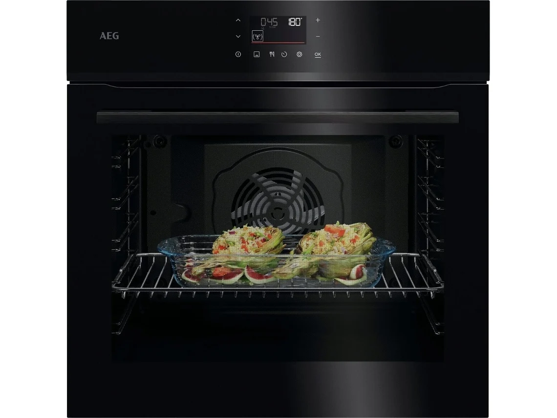 Forno AEG Multifunções NBU5A43PB (72 L - 59,6 cm - Hidrolítico - Preto)