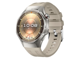 Pulseira Para Huawei Watch Gt 6 Pro - Silicone Cor Sólida - Fivela De Aço Prateada
