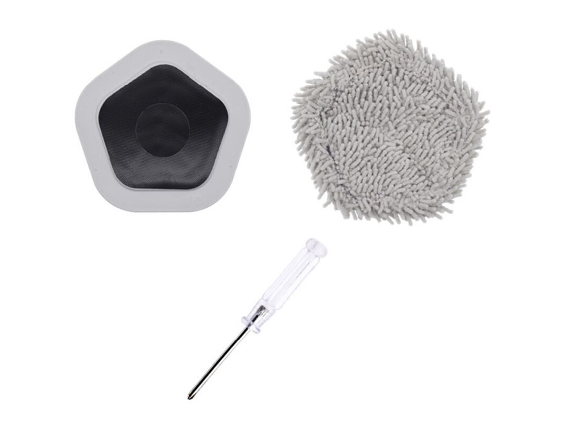 Kit com 3 Panos de Limpeza e Suporte para Aspirador Robô Autolimpante Bot W10 Pro BRILVIBERA