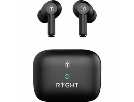 Auriculares Sem Fios com Estojo de Carregamento RYGHT Jumo ANC (Preto - Bluetooth 5.3)