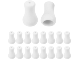 20 Puxadores De Cordão Estáveis E Firmes Para Cortinas Persianas Plástico Branco, Ideais Para Artesanato E Reparo De