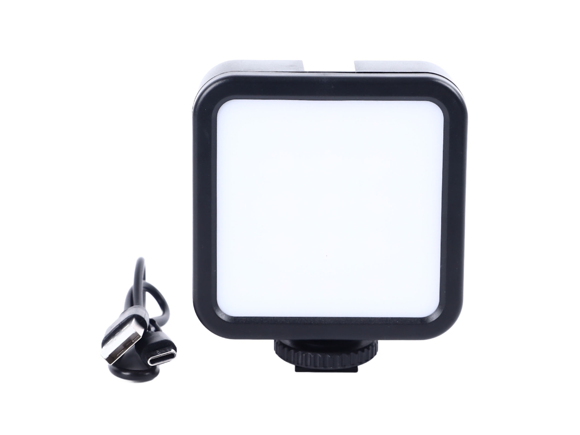 Luz de preenchimento RGB portátil, colorida, 3000-9000k, dimerizável, 70 LEDs, 7w, para gravação e transmissão ao vivo.