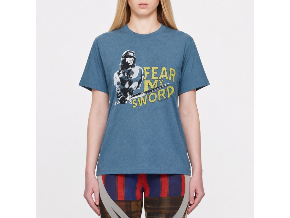Rockinstone Conan Mine Is Better Heather Indigo Adult T-shirt Size:s