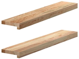 Window Sill, Window Sills Vidaxl Marrom Madeira De Carvalho (80 X 15 X 2 Cm)