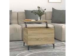 Vidaxl Mesa De Centro 60x44,5x45 Cm Derivados Madeira Carvalho Sonoma