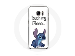 Capa para Samsung Galaxy S6 Lilo eStitch bonitinho Fundo Branco