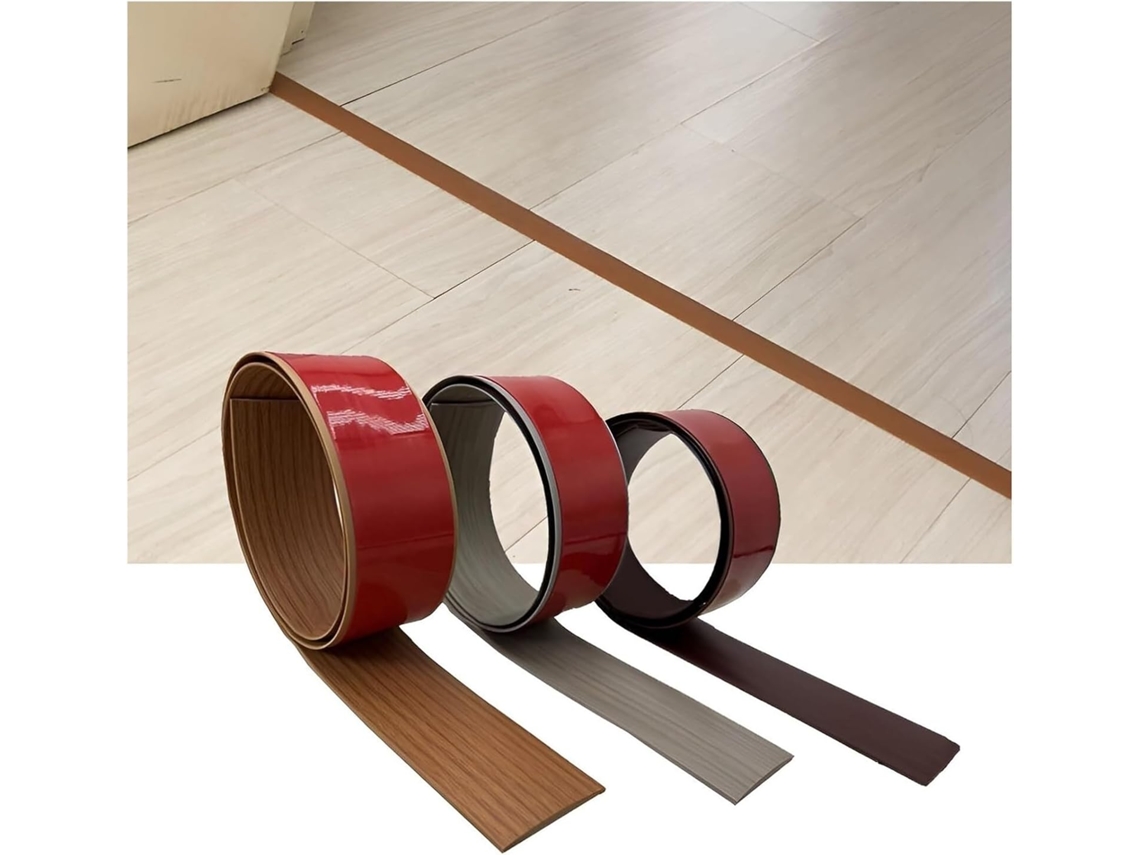 Faixa De Transição Piso Para Porta, 1m, Autoadesiva, Em Pvc,