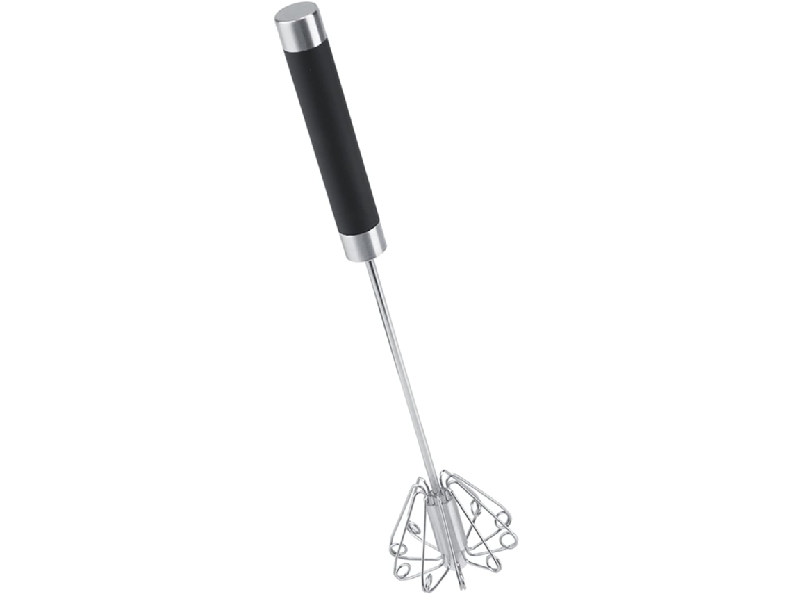 Batedor De Ovos Manual, Batedor Giratório De Mão, Misturador Semiautomático Durável Em Aço Inoxidável