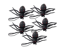 5 Peças de Aranha Falsa para Decorações de Halloween ALLINLESS