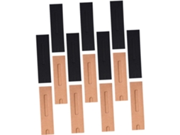 Estojo Para Canetas Em Papel Kraft, 40 Unidades, Estojo Dobrável Preto E Kraft, Porta-canetas Individual Para