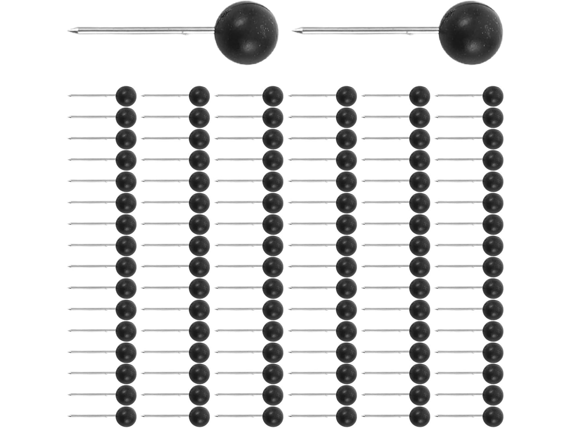 Tachinhas De Madeira Pretas 5x11 Mm, 600 Unidades, Com Clipes Para Painéis Perfurados, Ideais Para Uso Em Escritórios